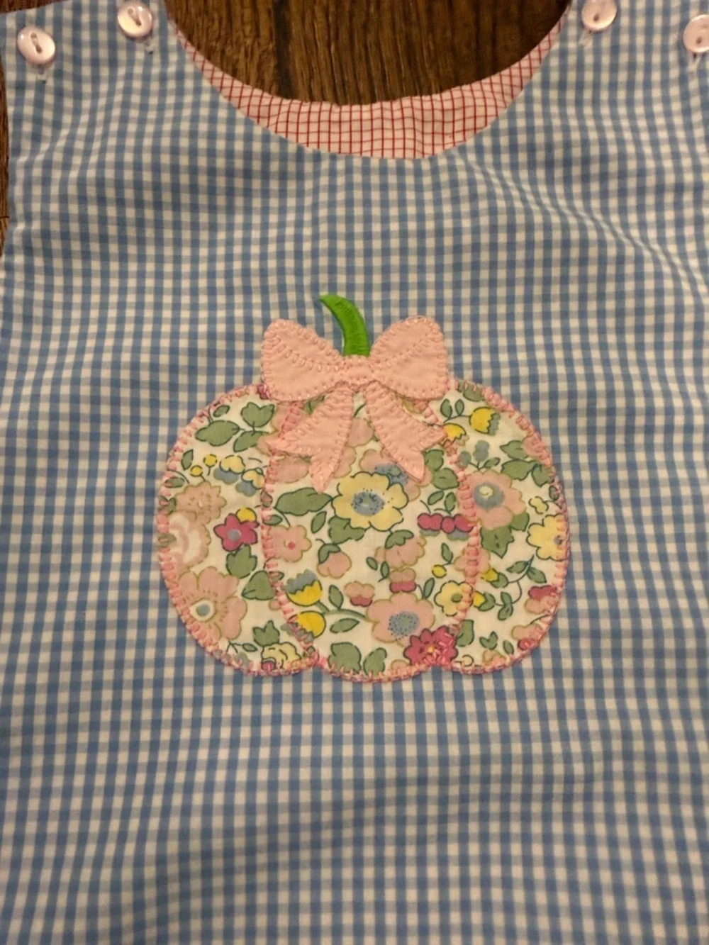 Girls Reversible Dress - Pumpkin/Santa